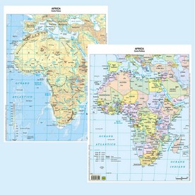 Cartine geografiche da banco nazioni contineti mondo con nomi
